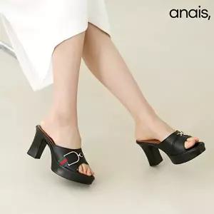 [아나이스]국산 버클 가보시 뮬슬리퍼 8.5cm_26S154