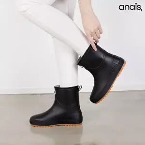 [아나이스]베이직 여성 숏 레인부츠 1.5cm_26S147