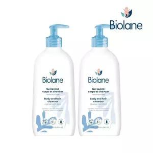 [비올란] 2 in 1 바디앤헤어 클렌저 350ml x2개 아기 신생아 올인원 저자극 코코넛워시