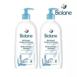 [비올란] 2 in 1 바디앤헤어 클렌저 750ml x2개 아기 신생아 올인원 저자극 코코넛워시