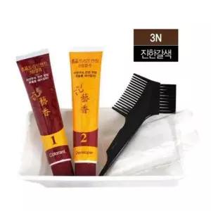 크림염색약 진한갈색