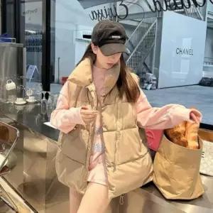 여성 캐주얼 시즌 간절기 데일리 패딩 조끼