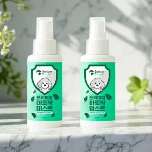 강아지발 사탕 스프레이 개향수 애견미스트 100ml 1+1