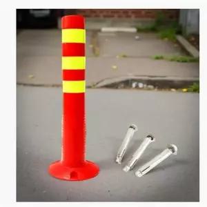 고탄력 차선 규제봉 도로 주차 금지 차단봉 시선 유도봉 73cm 나사포함