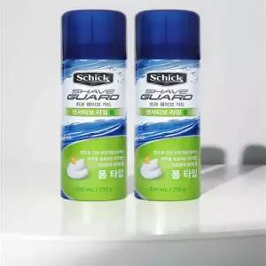 전기면도기 쉐이빙 폼 젤 면도 거품 쉐이빙 부스터 220ml 1+1