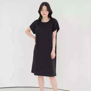 [서울양말]국내산 여성 여름 와플 풍기포 인견 반팔 원피스 빅사이즈 엄마옷 쿨 냉감