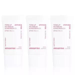 [셀러허브][이니스프리] 이니스프리 톤업 노세범 선스크린 이엑스 60mL 3개 (S16574809)
