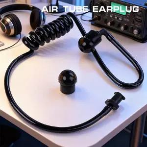 라디오 이어피스 헤드셋용 블랙 교체용 코일 어쿠스틱 에어 튜브 이어플매트 카펫 러그
