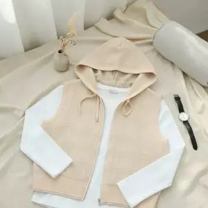 [신세계라이브쇼핑][옷자락] 여성 일상 캐주얼 후드 집업 니트 조끼