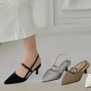 [신상오픈런]여성 클래식 뾰족코 슬링백 펌프스 구두 (34324633)