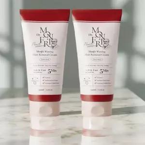 남자 브라질리언 왁싱 제모 크림 저자극 제모 패드 제모제 200ml 1+1