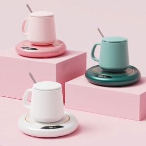 USB 커피 머그 워머 3단계 온도 조절 전기 음료 플레이트  차 우유용