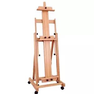대형 원목 이젤 유화 작업대 그림 거치대 미술 학원