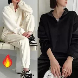 제니유 여성 골덴 기모 집업 조거 팬츠 상하세트 공용