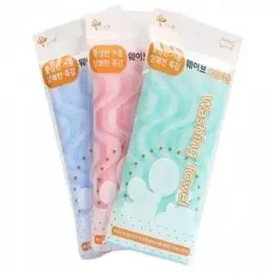 ( )웨이브 샤워타올 부드러운샤워타올 등때밀이