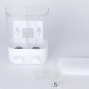 (옵션 회이트)무타공 욕실 디스펜서 바디워시통 샴푸디스펜서