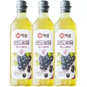 [셀러허브]백설 포도씨유 900ml x3개 식용유 (S45914657)