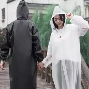 비오는날 대비 필수품 남녀 공용 후드 패션 우의 우비 여행 레인코트 커플 남자