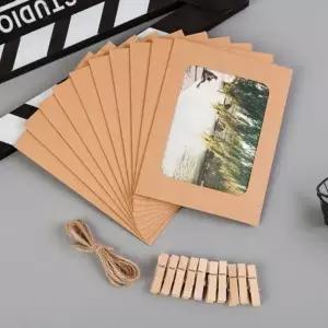 온더벨라 크라프트 DIY 가랜드 종이액자 10개세트