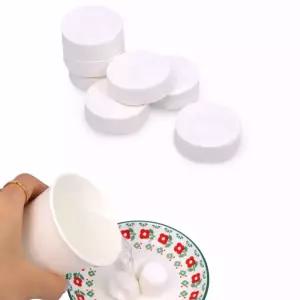 압축 코인형 물티슈 휴대용 물먹는티슈 업소 식당 물휴지 100p