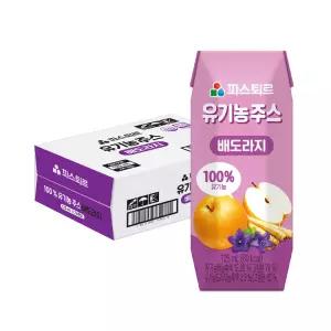 파스퇴르 유기농 음료 배도라지, 125ml, 24개