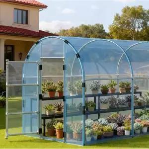 미니 온실 다육이텃밭 설치 베란다온실 조립식온실