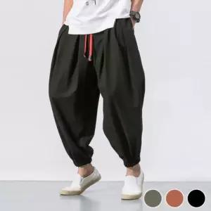 [라일리의류] Rly 간절기 편하고 시원한 차이나풍 밴딩 남성 배기