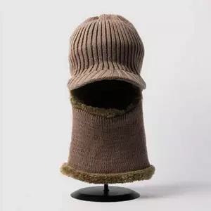 [라일리] Rly 공용 넥워머 털모자 브라운 방한넥워머 여자목워머