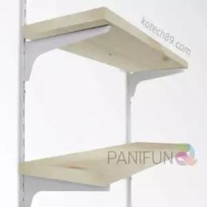 [라일리생활건강] Rly 코텍스 원목선반 18T 대 원목벽선반 선반다이