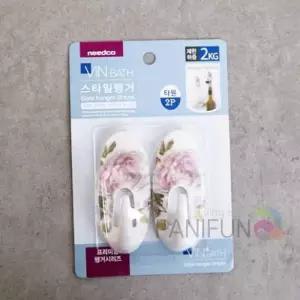 [라일리생활건강] Rly 타원 행거 2p 튼튼한옷걸이 미니행거 옷걸이 벽