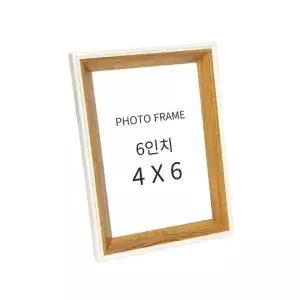 인테리어 탁상 원목액자 납골당액자 웨딩액자 4x6_15624754_589020