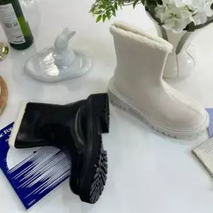 [신상오픈런]버선코 통굽 앵클 따뜻한 겨울워커 털부츠 (28753940)