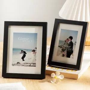 슬림모던액자 사진 액자 포스터 인테리어 원목 나무 거실 웨딩 포토 프레임 6x8_15624781_589020