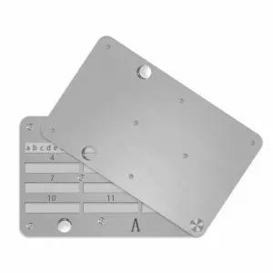 크립토 스틸 비트코인 스토리지 캡슐 플레이트 메탈 백업