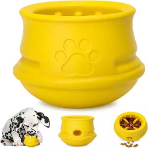 반려견 강화 장난감 반려견을 위한 인터랙티브 퍼즐 - 자연 고무 및 내구성 있는 바쁘게 지낼 수 슬로우