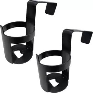 2PCS 자동차 컵 홀더 블랙 드링크 물병 오토 캔 트럭 창문 자전거를 위한 범용 인테리어 액세서리(2PCS)