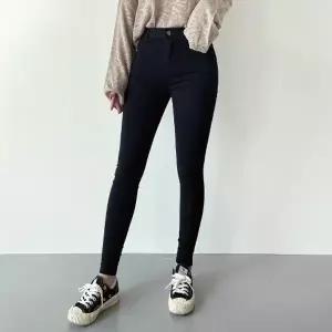 하이웨스트 기모 팬츠 블랙진 스키니 빅사이즈 여성_19943838_667501