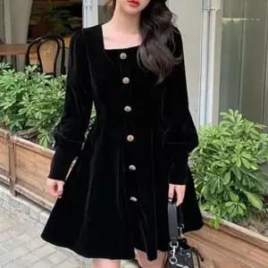 단추 벨벳원피스 러블리원피스 장식 벨벳 스러운 원피_19914637_667501