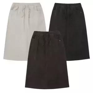 [하프클럽/]코듀로이 여성 스커트_S25WWFSK75_3종