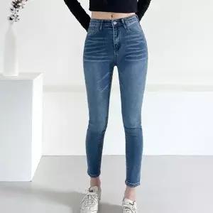 슬림 스판 여성 데님 스키니 팬츠 워싱 청바지 (XL)_20022448_667501