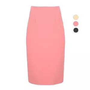 [하프클럽/비비드시크릿가너]여성 스퀘어 봄가을 정장 미디 스커트