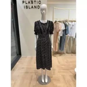 [백화점 홈쇼핑 정품] 플라스틱아일랜드 허리스모킹 레이스 원피스 PP2WO963