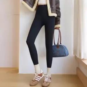 [다잇템] 여성 후크 보정 필라테스 보온 자크 뱃살 하이웨스트 팬츠