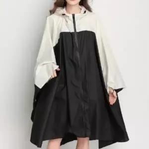 [다잇템] 여성용 SS 망토 자크 우비 가능한 휴대 코트