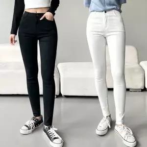 여성 외출 패션 신축성 스판 데일리 스키니 팬츠_20022507_667501