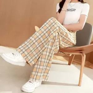 여름 쿨 바캉스 휴가 체크무늬 밴딩 팬츠 바지_20136677_667501