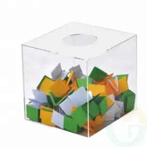 투명 아크릴 응모함 250x250x250mm 뽑기통 응모상자 투명응모함 추첨함