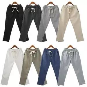 데일리 허리밴딩 세미 마바지 츄리닝 고무줄바지_20178053_667501