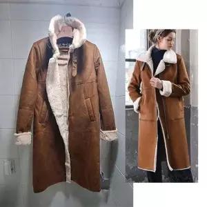 W20730 양털 롱 무스탕 코트 양털코트 가죽 퍼 겨울_20225811_667501