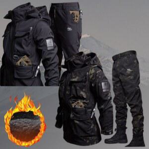 겨울낚시복 동계 밀리터리 세트 방수 작업복